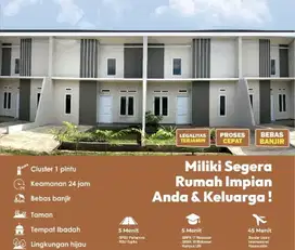 RUMAH BARU SIAP HUNI CLUSTER GRIYA ANTANG DEKAT SATU SAMA HERTASNING