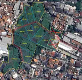 Kavling di Terusan Holis Luas dan Sangat Strategis di Bandung