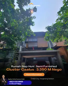 Rumah Mewah Caelus Alam Sutera Gading Serpong Tangerang Selatan