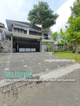 Rumah mewah dekat Club House di Araya Boulevard Blimbing Malang