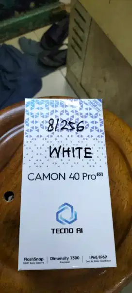 TECNO CAMON 40 PRO 5G 8/256 BARU FRESH RESMI