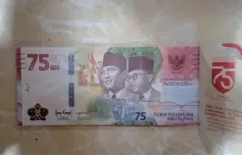 Jual Uang Kemerdekaan 75rb