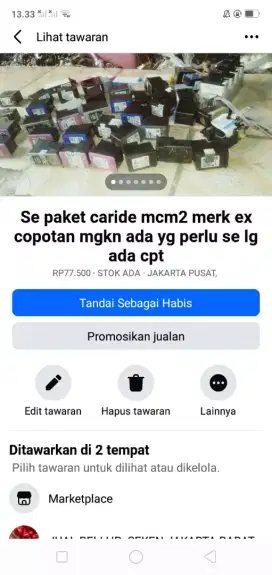 Se paket kelengkapan printer/komputer kond utuh mcm2 merk hrg murah sj
