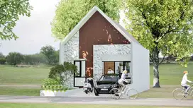 Dijual Rumah Minimalis Scandinavia 3 kamar tidur