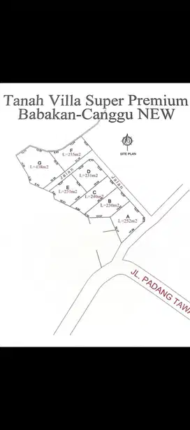 SALE!! TNH PREMIUM DI BABAKAN CANGGU, VILLA MEWAH AREA