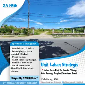 Jual tanah siap bangun di tabing padang