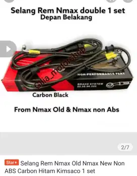 Selang Rem NMAX set depan belakang
