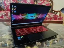 Laptop Gaming MSI GF63 Core i5 RAM 16GB SSD 512GB VGA NVIDIA 4GB