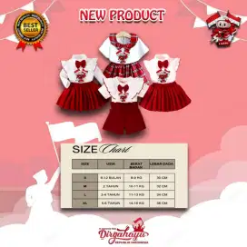 Stelan baju anak kemerdekaan