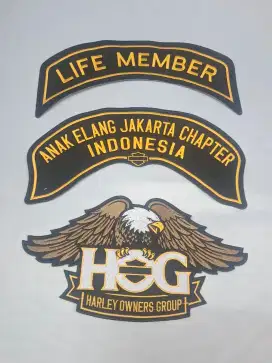 Emblem bordir HD untuk baju / jaket