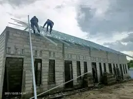 Melayani pemasangan rangka atap baja ringan