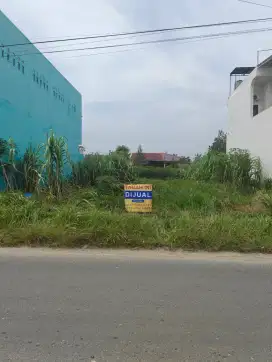 Jual cepatt tanah kavilingan  pinggir jalan cocok untuk usaha