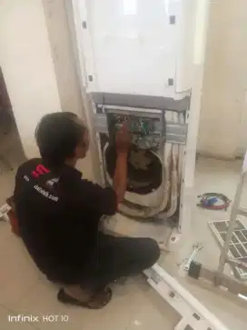 Jasa pasang AC, seeviskulkas, mesin cuci, pompa air, dll