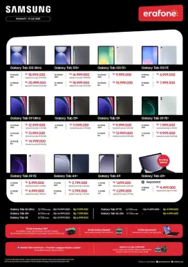 Samsung Tablet seri S10 FE
