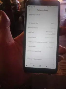 Redmi6, 3/32 batang minus ada titik hitam dibawah dikit