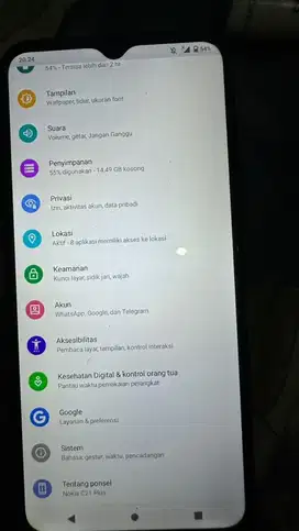Nokia c21 plus bagus