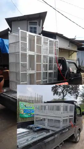 KANDANG KUCING ALUMUNIUM BISA COD