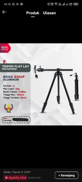 Tripod beike Q202F