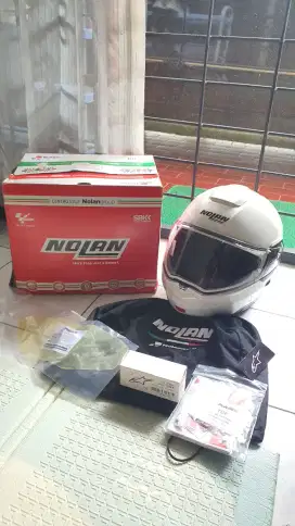 HELM NOLAN N90-3 PUTIH XXL