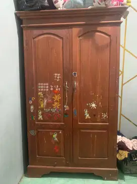 lemari jati asli no minus