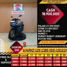 Vario 125 ISS sp 2022 barang mulus ,bisa cash /kredit