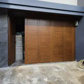Pintu Lipat Serat Kayu