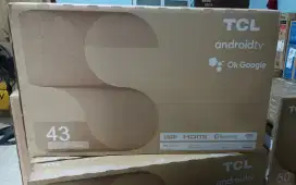 New LED TCL ANDROID TV FHD 43A9 GARANSI RESMI 3 TAHUN