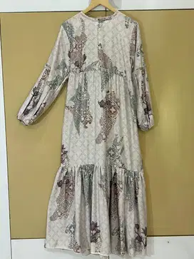[RKN-009O] Premium Preloved Gamis Ungu Batik