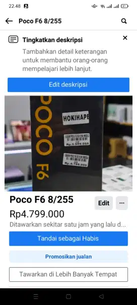 Xiaomi poco F6 8/256