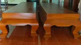 Meja tamu full jati