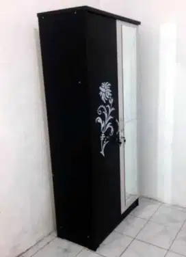 Lemari Pakaian 2 Pintu Cermin Double Naomi NA-1966