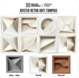 Rosterbeton bermacam motif