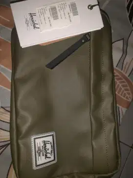 Herschel, travel kit ivy green