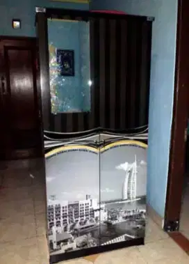 Lemari Pakaian 2/3 Pintu Kaca Masuk (KM) / Kaca Luar (KL) NAD Dubai