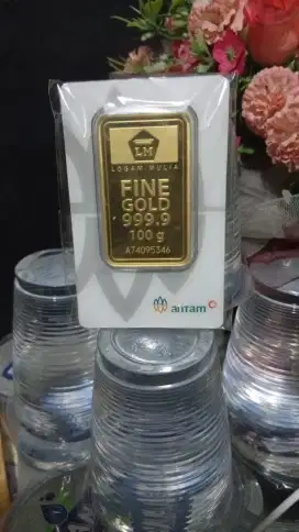 Logam mulia antam 100 gram