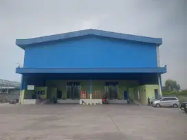 Jual tanah kavling dan bangunan gudang Jababeka