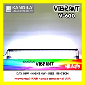 Lampu Kandila Vibrant V-600 plus UVA&UVB Akuarium Ikan/Reptil