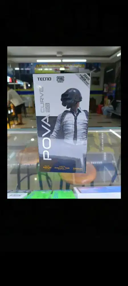 Tecno pova 5G curve layar lengkung setara camon 40 pro resmi