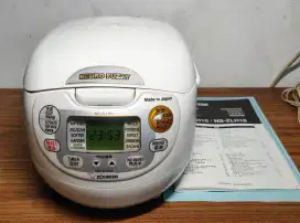 Zojirushi rice cooker 1 lt komplit mulus murah meriah