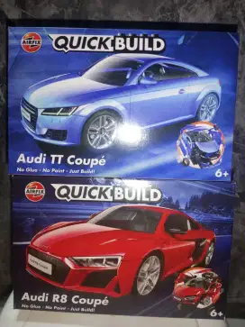 AirFix Modelkit Cars Quick Build Audi R8 Dan TT Coupe new
