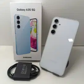TERMURAH! FULLSET SAMSUNG GALAXY A35 5G 8/256 ICE BLUE EX SEIN