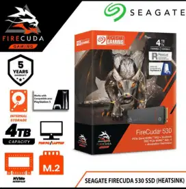 SSD Nvme 4TB Seagate firecuda 530 new