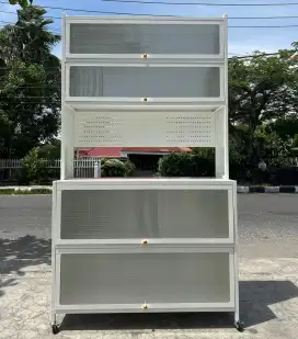 Rak Dapur besi serbaguna / lemari dapur besi/kitchenset/kabinet dapur