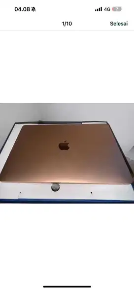 Macbook air M1 13 inch, warna gold