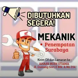 Lowongan Kerja Mekanik AHASS HONDA