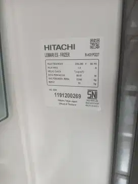 Kulkas hitachi inverter 2pintu