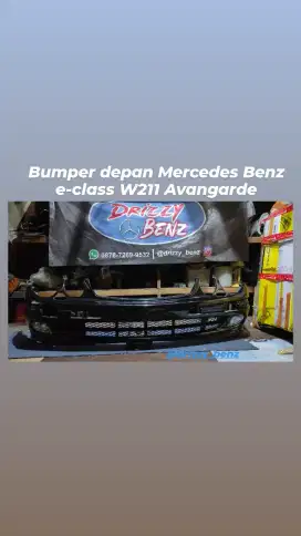 Bumper depan Mercedes Benz e-class W211 Avangarde