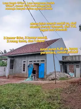 Rumah dekat stasiun dan TOL