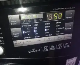 JUAL BU mesin cuci Frontloading LG 10kg touchscreen(ada driyernya)nego
