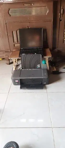 Laptop Pentium 4 Lenopo Thindpad+Printer merek HP